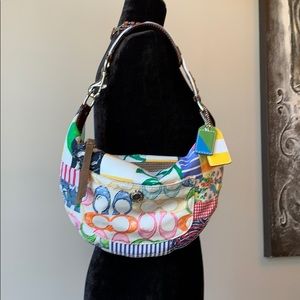 Authentic Coach Patchwork Hobo Bag 40441